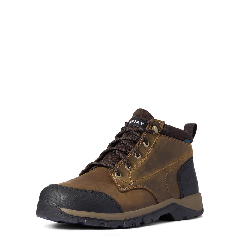 Botas De Trabajo Ariat Farmland Waterproof Marrones Oscuro Hombre - Chile 378-CLSPZB